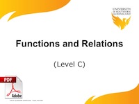 functions and relations