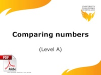 comparing numbers