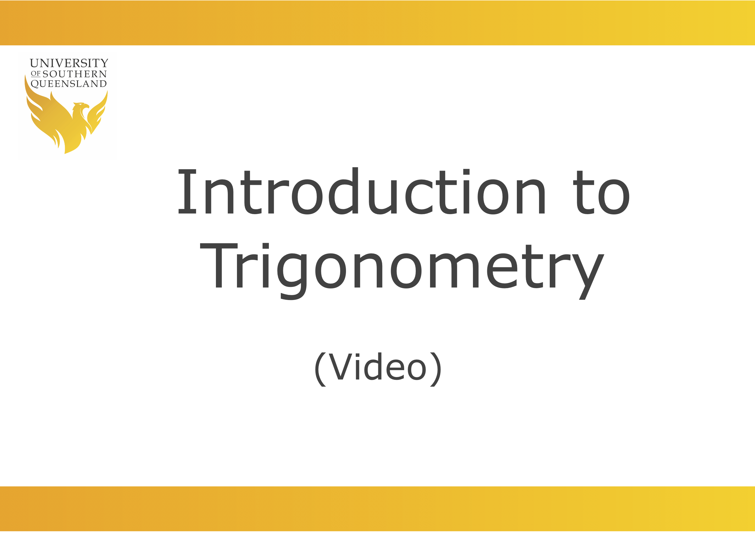 trig intro